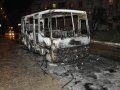 В центре Севастополя сгорел автобус. Жертв нет.