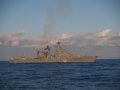 Гвардейский ракетный крейсер Черноморского флота «Москва» вошел в Средиземное море