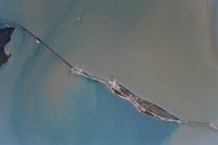 Космонавт Шкаплеров опубликовал очередное фото Крымского моста, сделанное с орбиты