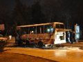 В центре Севастополя сгорел автобус. Жертв нет.